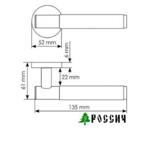 Ручки морелли MH-57-R6T BL черная