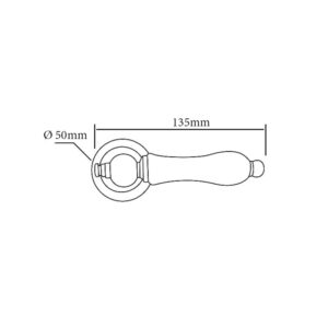 Ручки морелли MH-42-CLASSIC OMS/GR